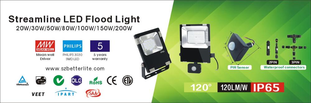 Shenzhen outdoor High efficient New Module150W LED floodlight, cob led floodlight