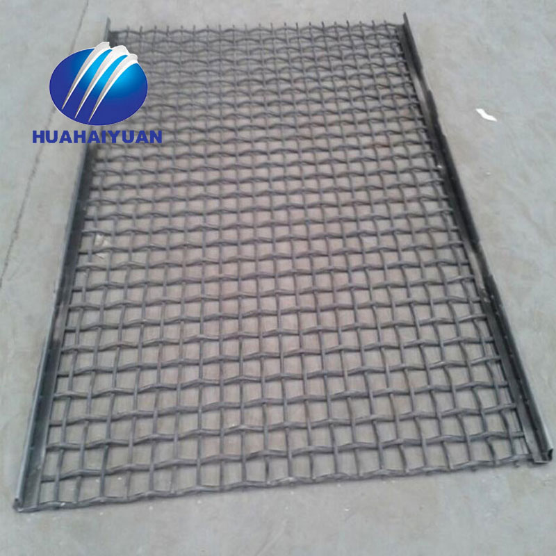 carbon steel mine sieving mesh crimped wire mesh vibrating screen mesh