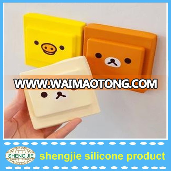 Silicone Light Switch Covers Protector Decoration Locking Switch Cover