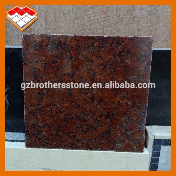 Good quality imported polished big slabs bundela imperial red granite