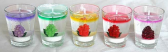 Hot selling art various design candles for holidays