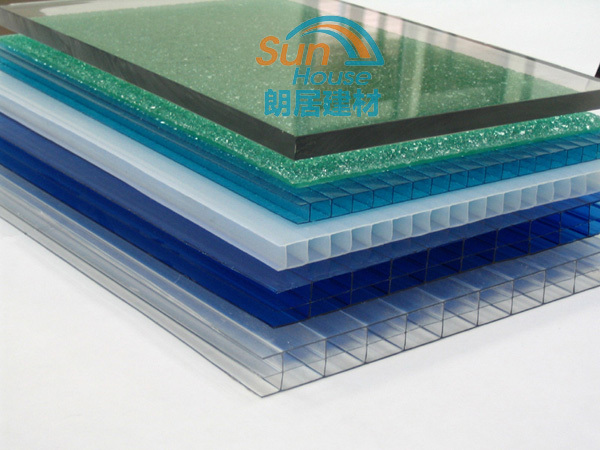 polycarbonate swimming pool cover, transparent roof tile