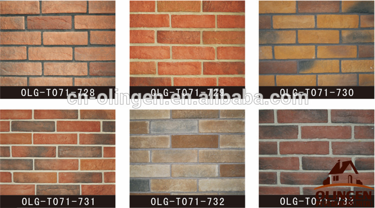 Artificial decorative wall brick veener with fast delivery OLG-ZQ025