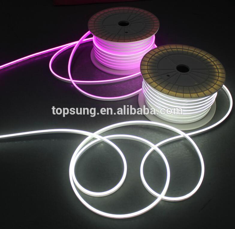 2.5cm Cut 12V 6*12mm flexible LED neon strip for letters waterproof IP65