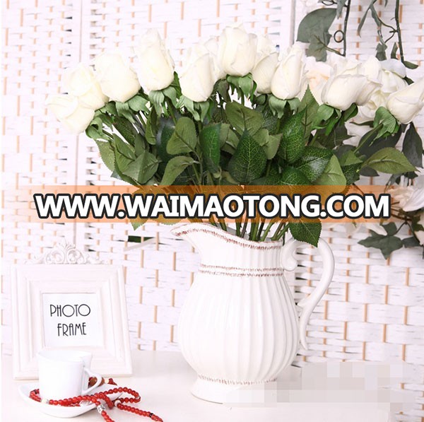 High quality real touch artificial rose flower for wedding decoration