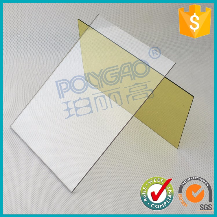 16mm smoked solid polycarbonate roofing sheet price