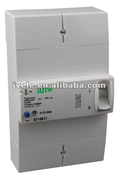 Wenzhou factory 2P and 4P type adjustable earth leakage circuit breaker