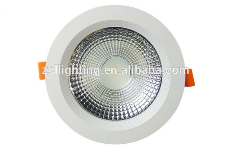 New hot selling pc aluminum CE RoHS cct adjustable dimmable cob recessed led downlight