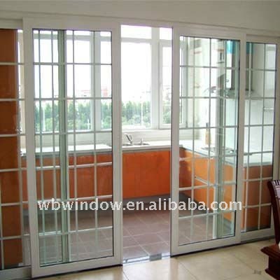 Chinese manufacturer pvc/upvc sliding patio door