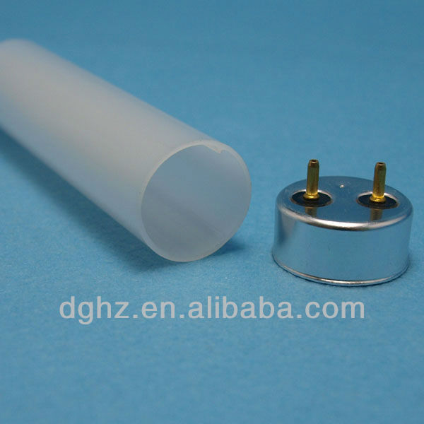 high light transmittance T8 plastic tube shell in China