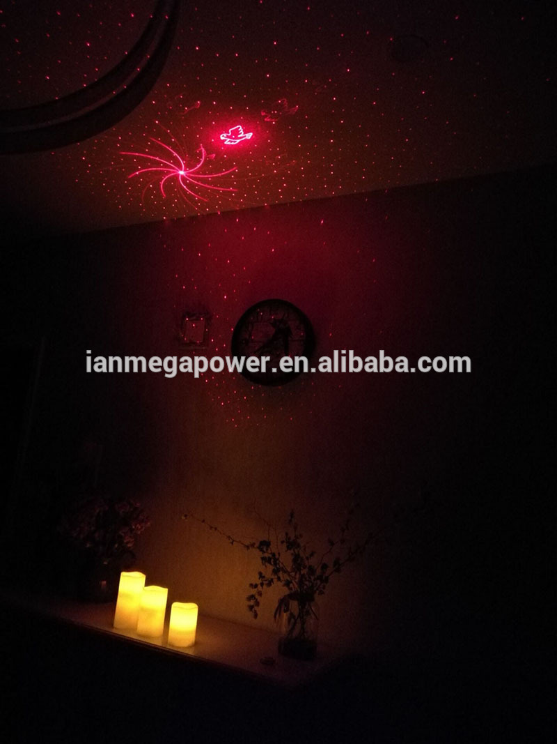 Decoration Battery Flameless Laser Candle Light