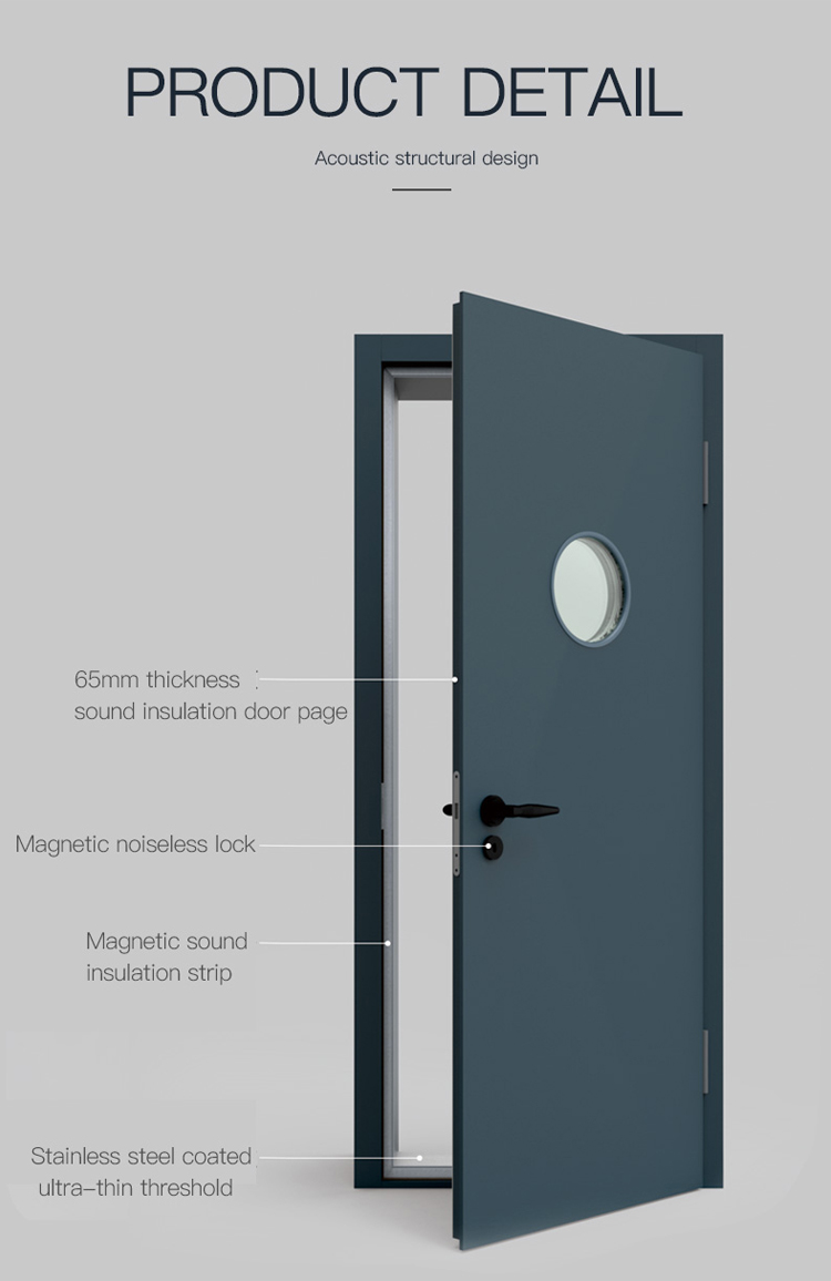 Soundbox recording studio ktv fire retardant professional soundproof Silent door