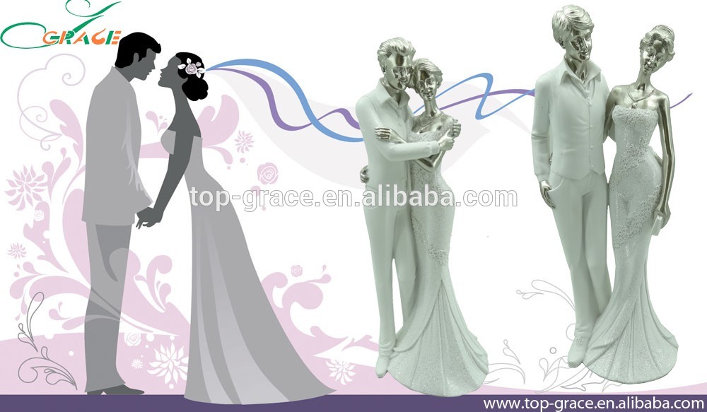 2016 polyresin wedding figurine cake topper safe for food wedding gifts wedding party supplies