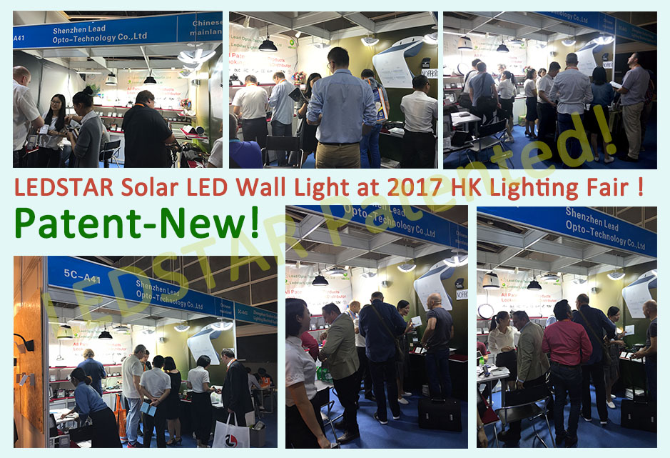 Rohs CE Certification PIR sensor best solar led wall light replacebale battery