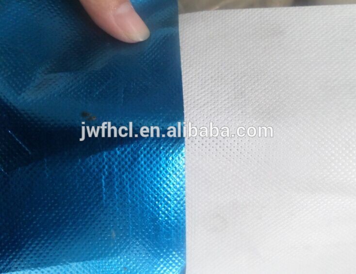 Reflective heat insulation membrane color aluminum film +Non-woven fabric composite materials