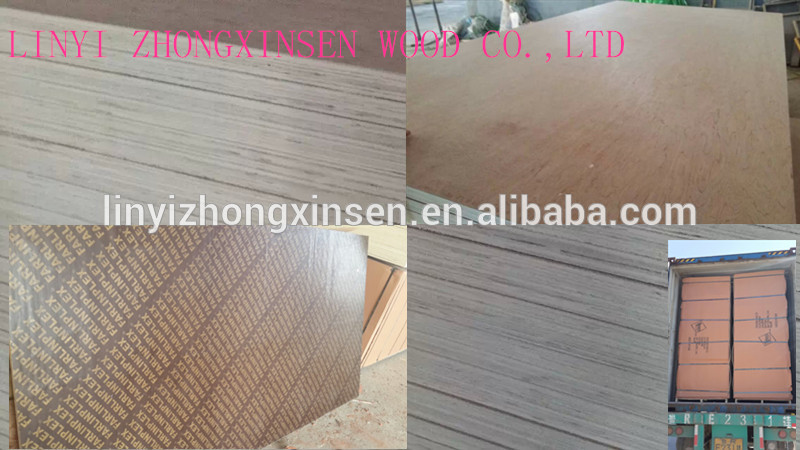 Red color marine plywood/ two time hot-press plywood