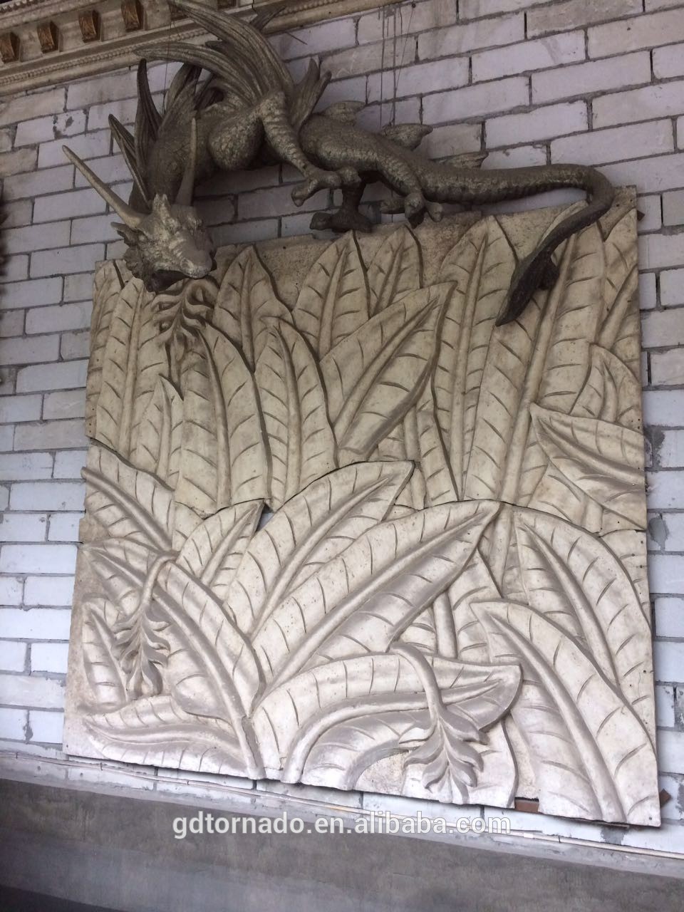 Alibaba Supplier Factory Magnificent Support Oem Service Chinese Relief Stone Relievo Carving Culture Wall Stone