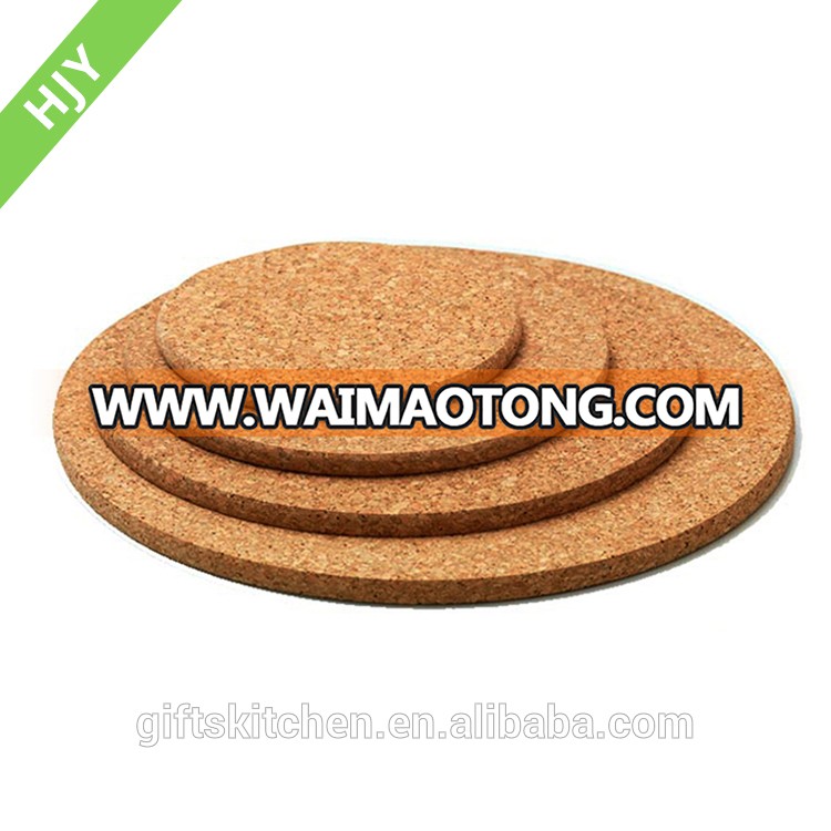 Bulk  Custom   Round Hot Cup Mat/Place Mat /Absorbent Cork Coaster