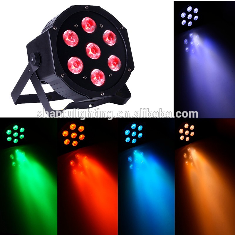 china hot sale 7*12w rgbaw uv 6 in 1 led par light full colour par light rgb  for wedding stage night club homa party light