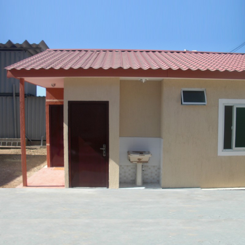 Good insulated Real Estate well designed flat roof prefab house