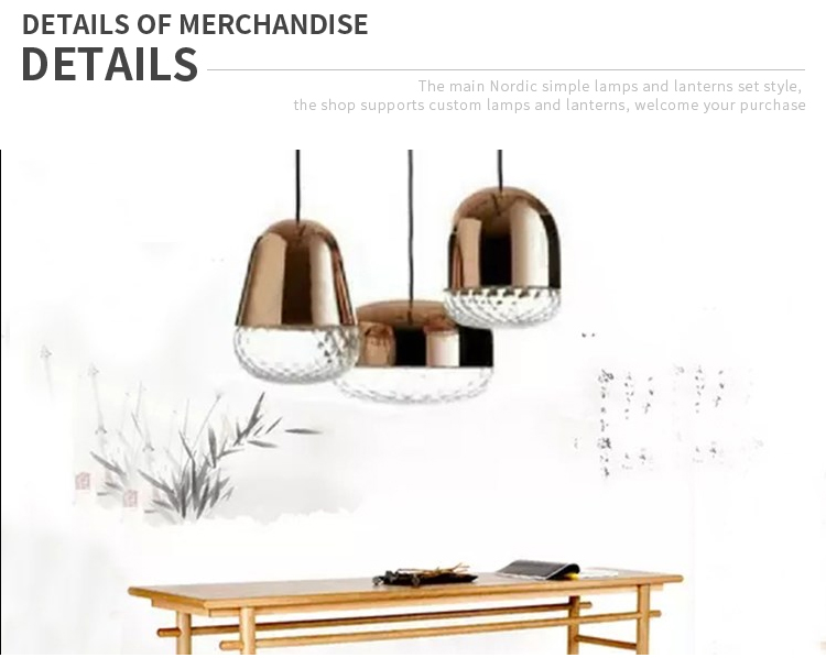 wholesale stainless steel big led retail pendant light for home lighting