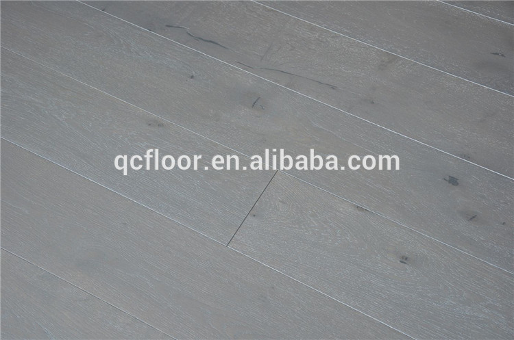 Greenvills home modern construction floor, different styles brushed flooring for customers, self-developed silver washed floors