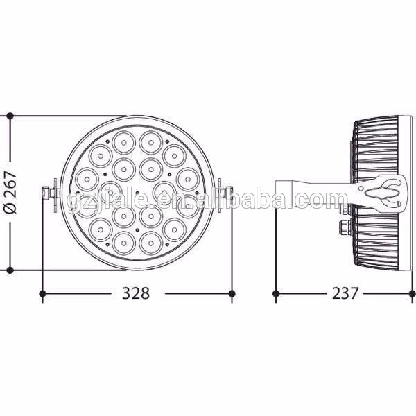 New design 18pcs 5in1 waterproof mini led lights cheap rgbwa flat led par light 300w led stage lights