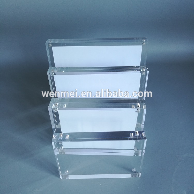 High Polished Acrylic Plexiglass Picture Photo Frames