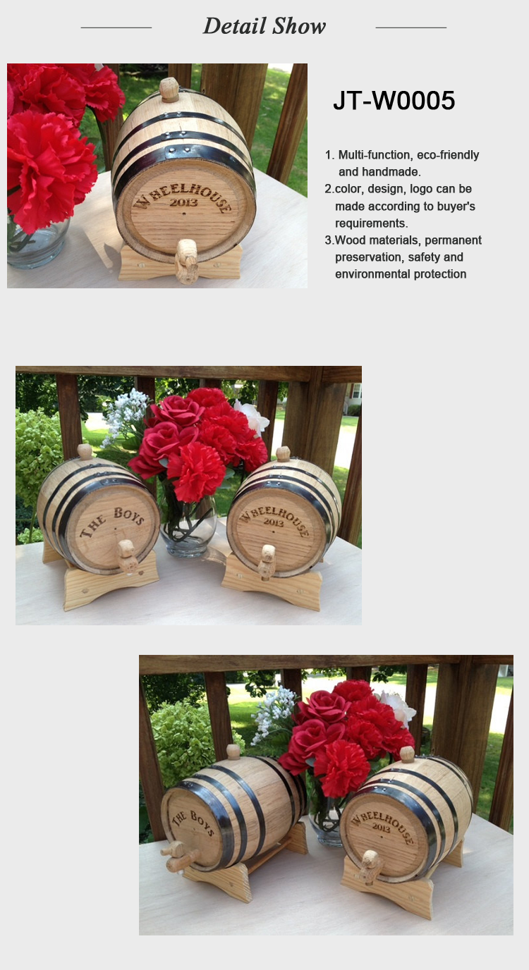 Handmade item Wooden Whiskey Aging Barrel