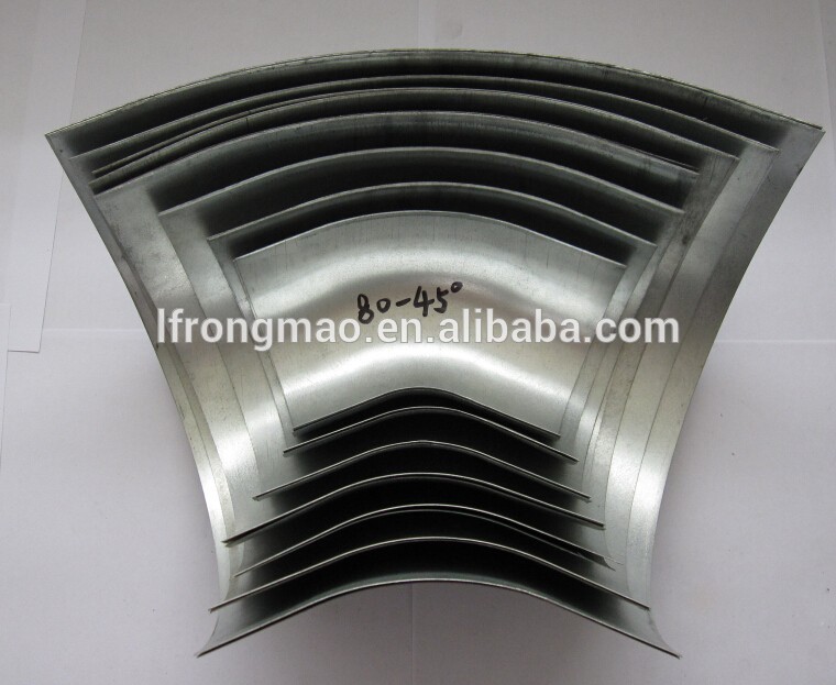 Galvanized pressed bend/ elbow halves