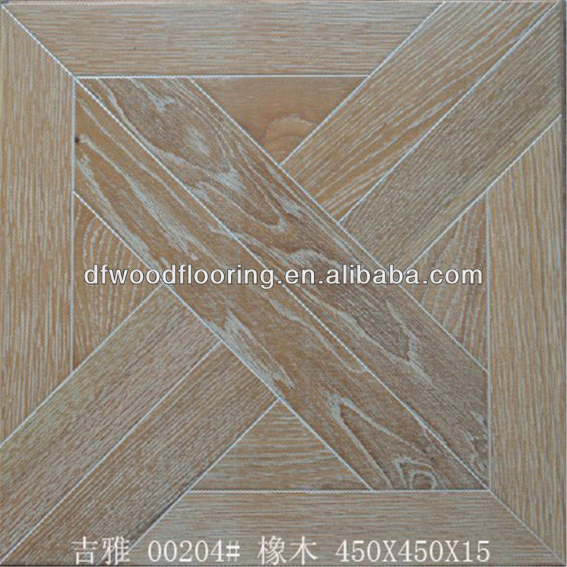 Straight Crown Natural Oak Multilayer Engineered Parquet Wood Flooring