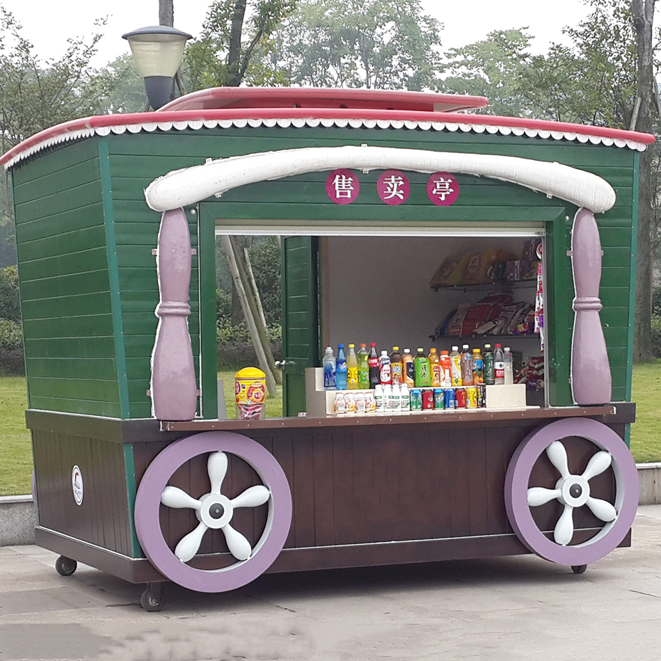 Well Designed coffee trailer for sale Hamburger Food Kiosk