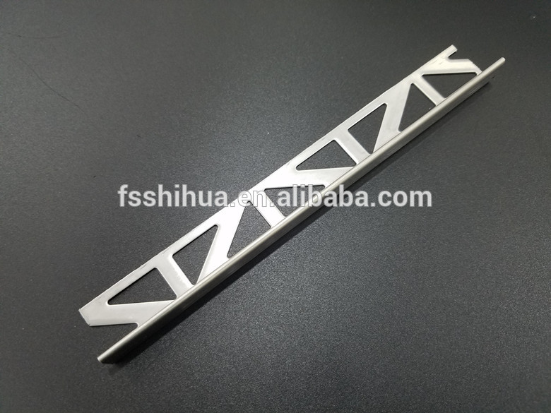 Stainless steel ceramic tile trim profile