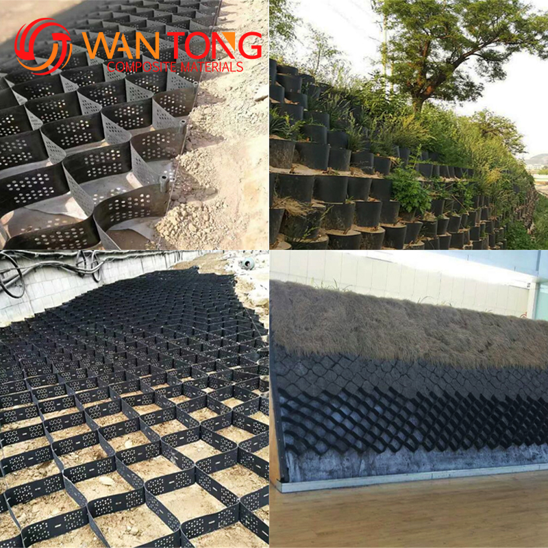 plastic grid driveway system geocell  for road Reinforcement construction