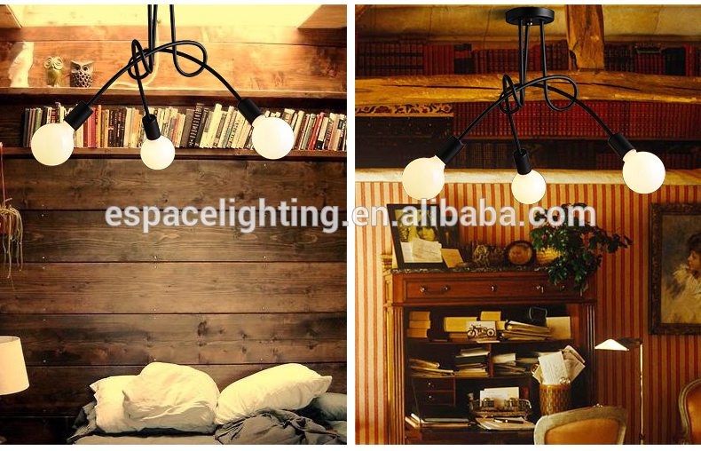 New Vintage Countryside LED Adhere Ceiling Light For Office