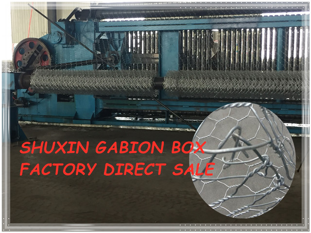 Factory direct sale hot dipped galvanized mesh gabion box