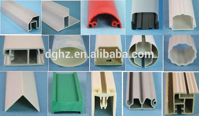 Eco friendly customized extrusion plastic pvc profile or ABS profile with best price in China