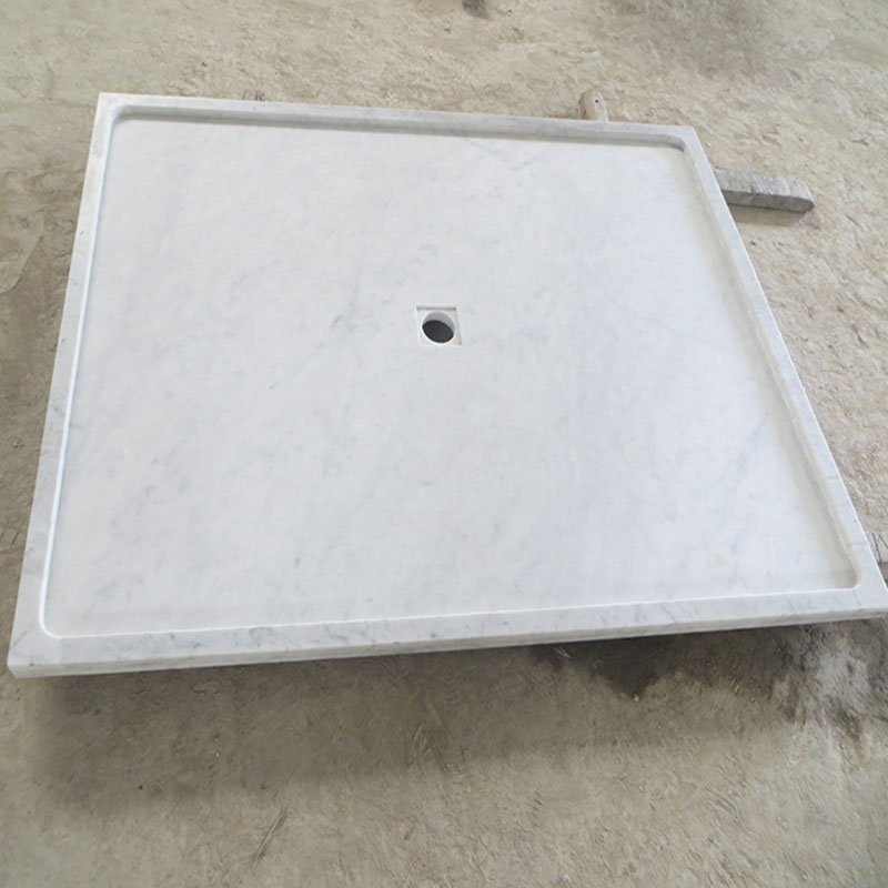 Nero Marquina Marble Shower Tray