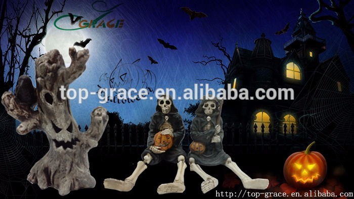 China factory horrible dog decoration party decor halloween skeleton