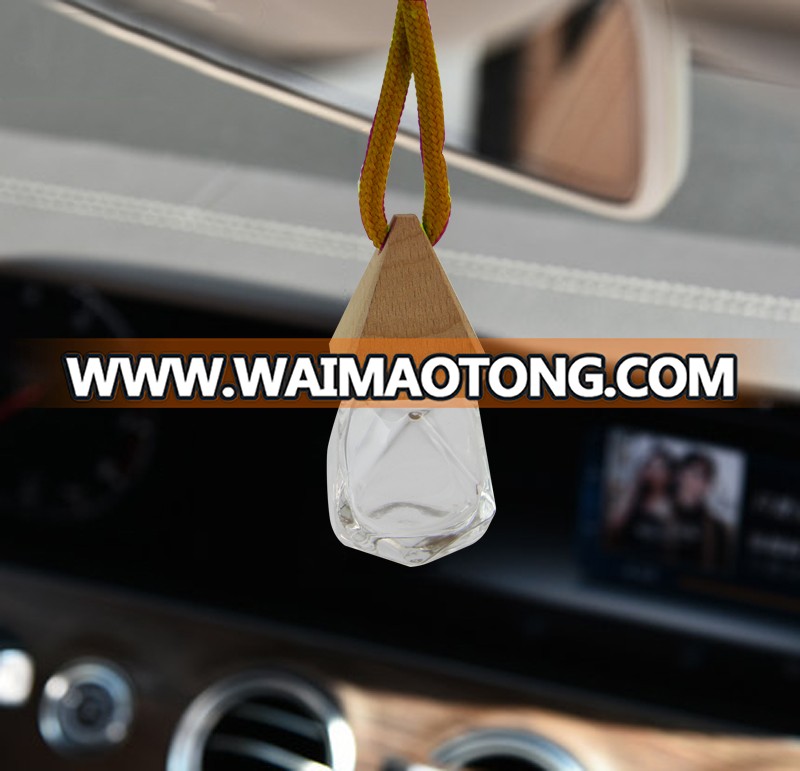 New Design Best Quality and Low Price Glass Bottle Car Diffuser With Wooden Cap