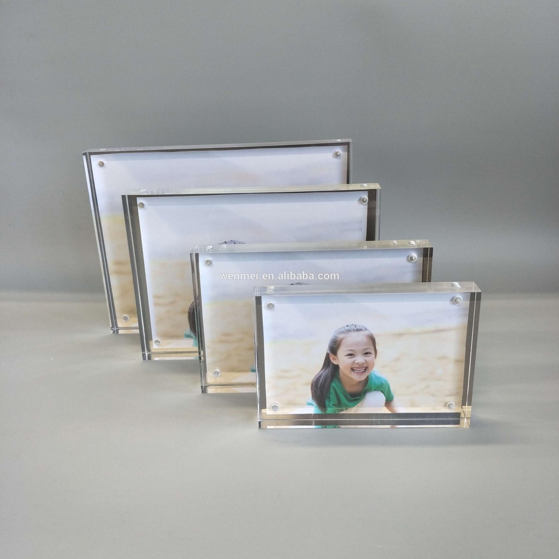 High Polished Acrylic Plexiglass Picture Photo Frames