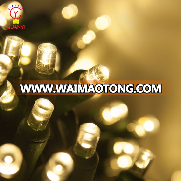 Warm White 5mm LED Wide Starry Copper Christmas String Light