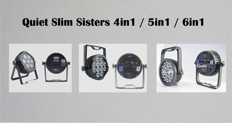 Strong Brightness 18pcs 15w RGBWA UV 6in1 Led Wash Effect Flat Led Par light