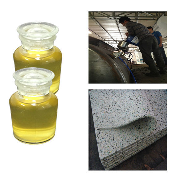 Polyurethane adhesive glue for rebonded foam making