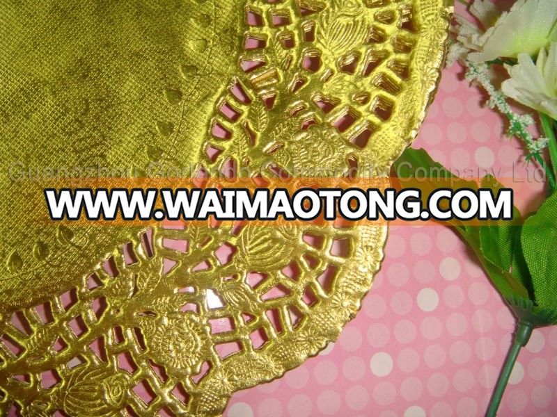 200pcs 35CM*25CM Romantic Embossed Rectangle Paper Doilies Lace