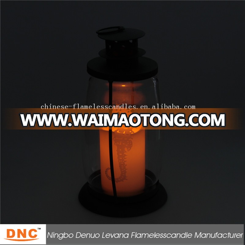 chinese votive table glass candle lamp