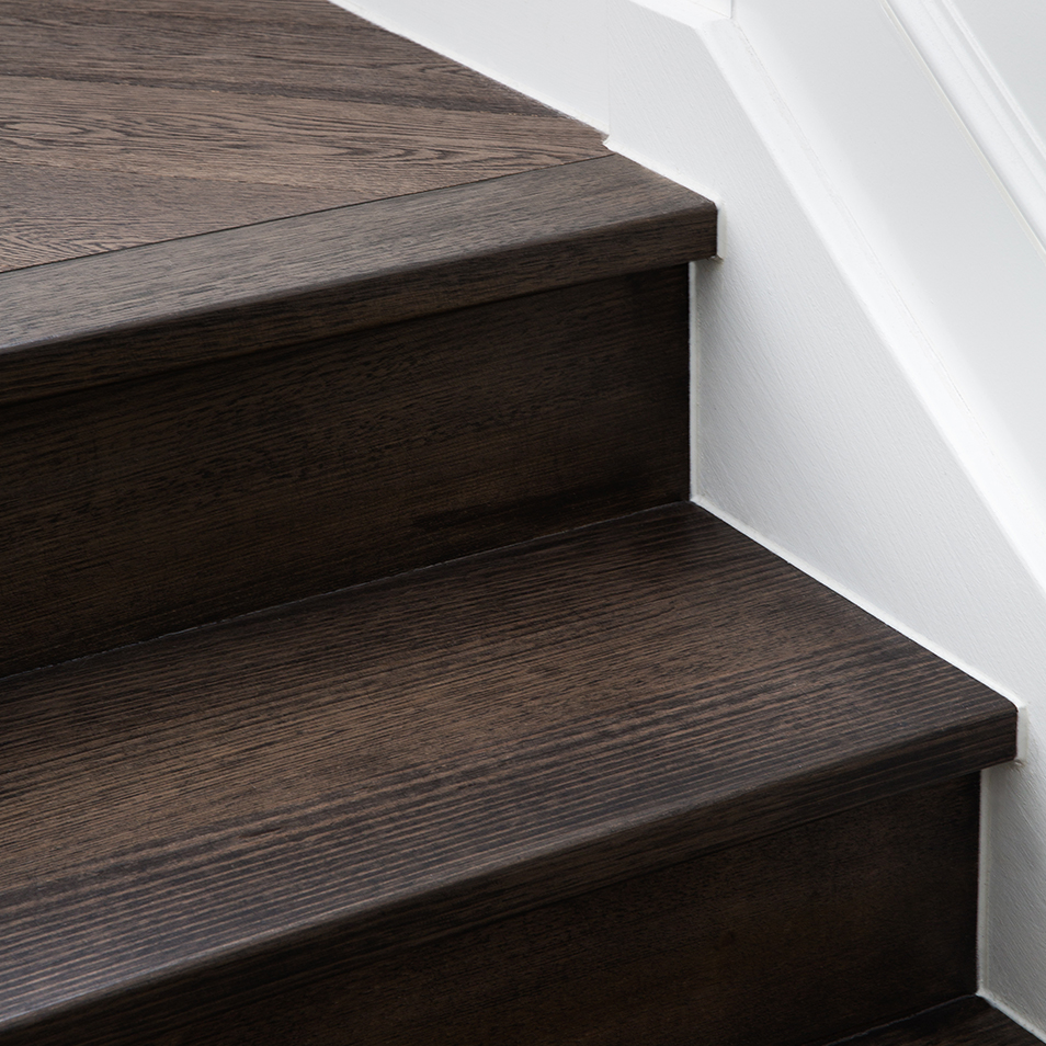 UV lacquer waterproof french oak wood stair floor accessory