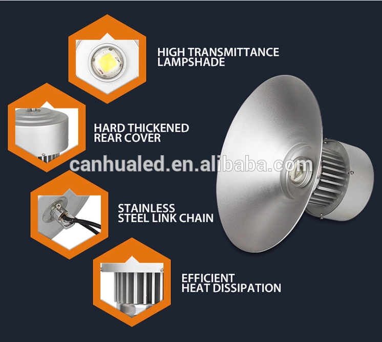 Round aluminum 120degree warehouse 6000K warm white led high bay industrial light 150W 200W 350W workshops highbay lamp