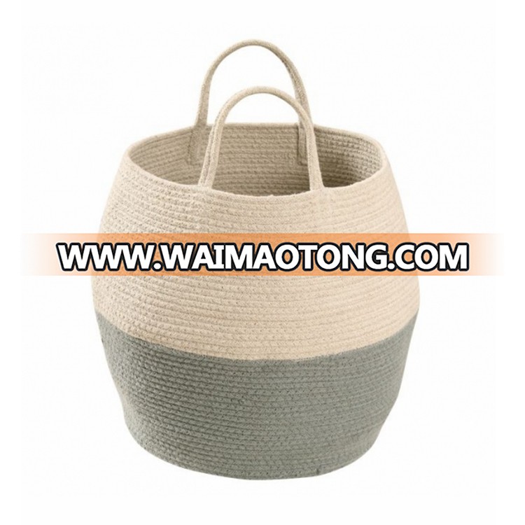 Large Cotton Coiled Rope Storage Bin