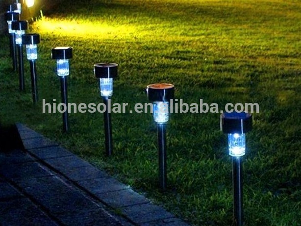 outdoor garden stainless steel led garden solar path light